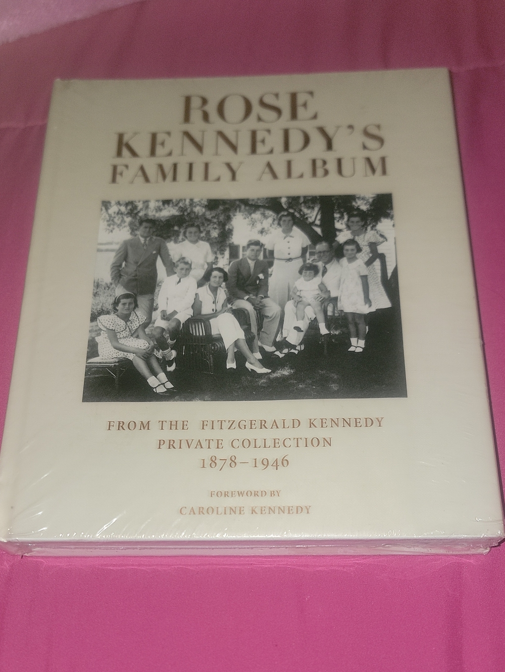 Rose Kennedy's Family Album Hardcover - Cream & Gold Cover